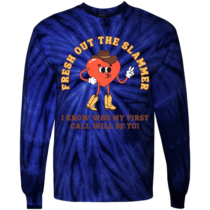 Fresh Out The Slammer Ttpd Album Tie-Dye Long Sleeve Shirt