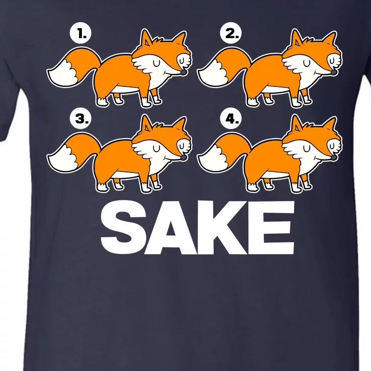 Four Fox Sake V-Neck T-Shirt