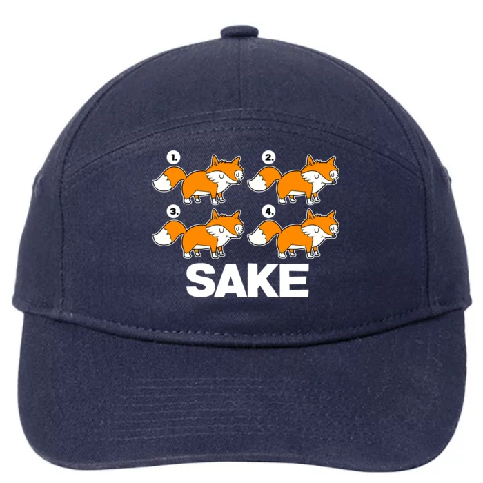 Four Fox Sake 7-Panel Snapback Hat