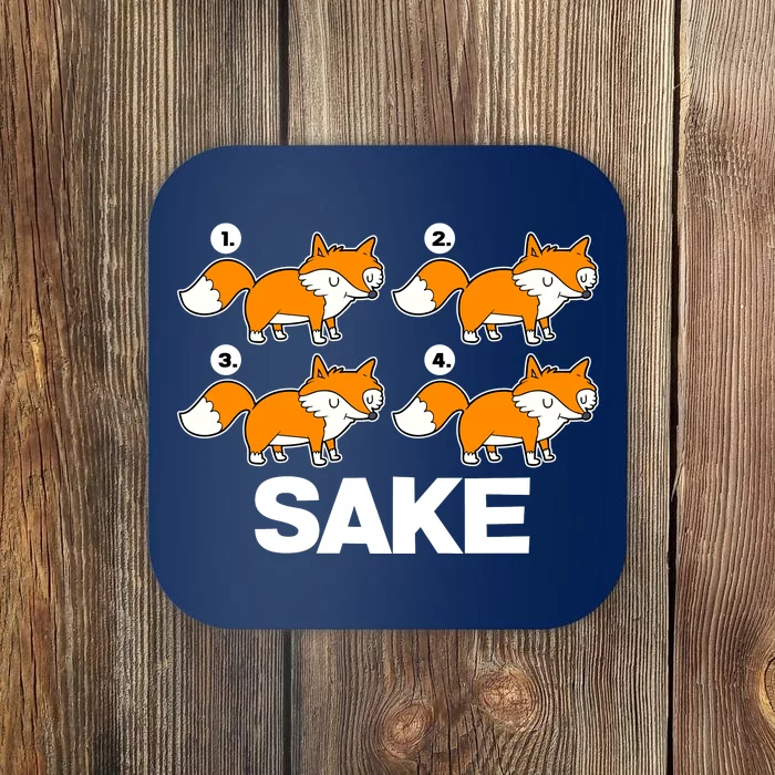 Four Fox Sake Coaster