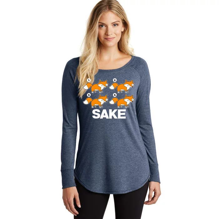 Four Fox Sake Women's Perfect Tri Tunic Long Sleeve Shirt