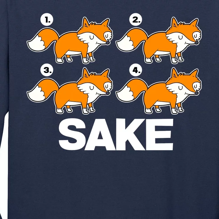 Four Fox Sake Tall Long Sleeve T-Shirt