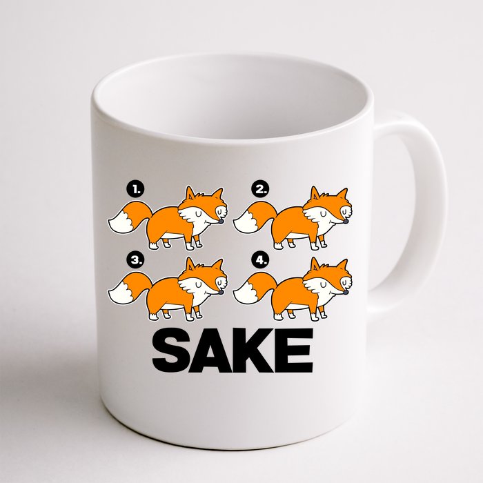 Four Fox Sake Front & Back Coffee Mug