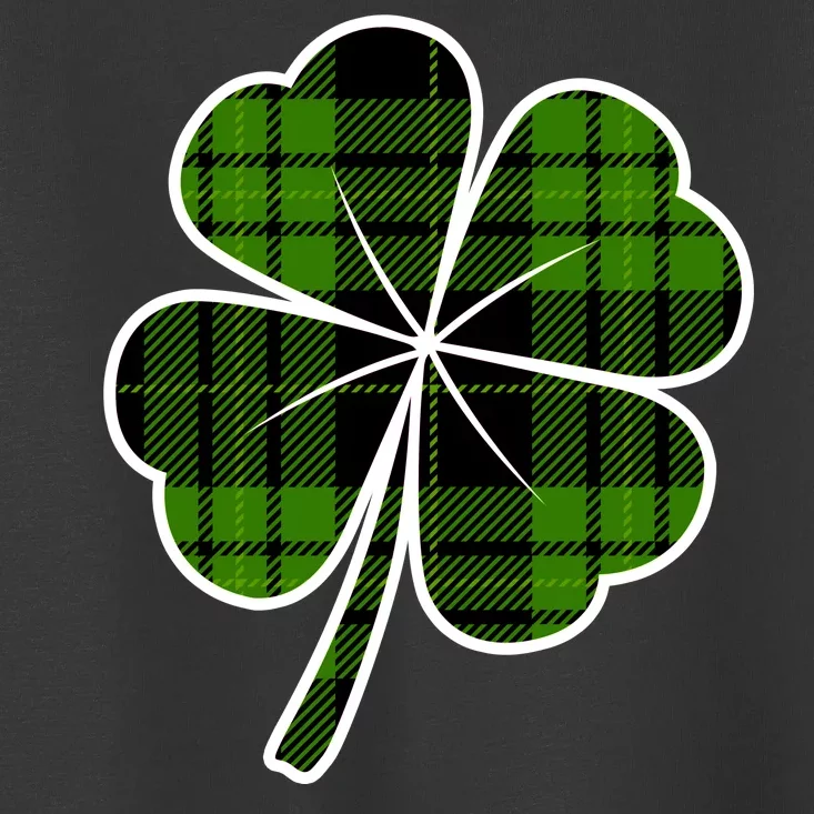 Four Leaf Clover Plaid Toddler T-Shirt