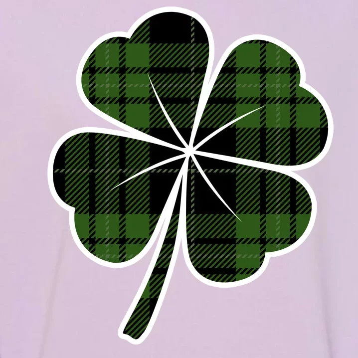 Four Leaf Clover Plaid Garment-Dyed Sweatshirt