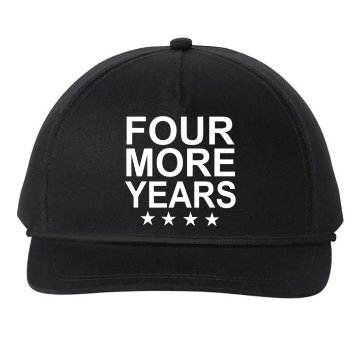 Four More Years Re-Elect Trump Snapback Five-Panel Rope Hat