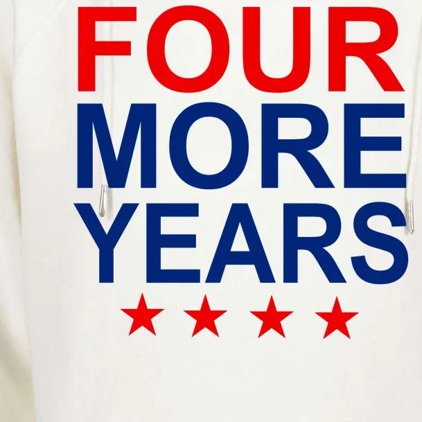 Four More Years Re-Elect Trump Womens Funnel Neck Pullover Hood