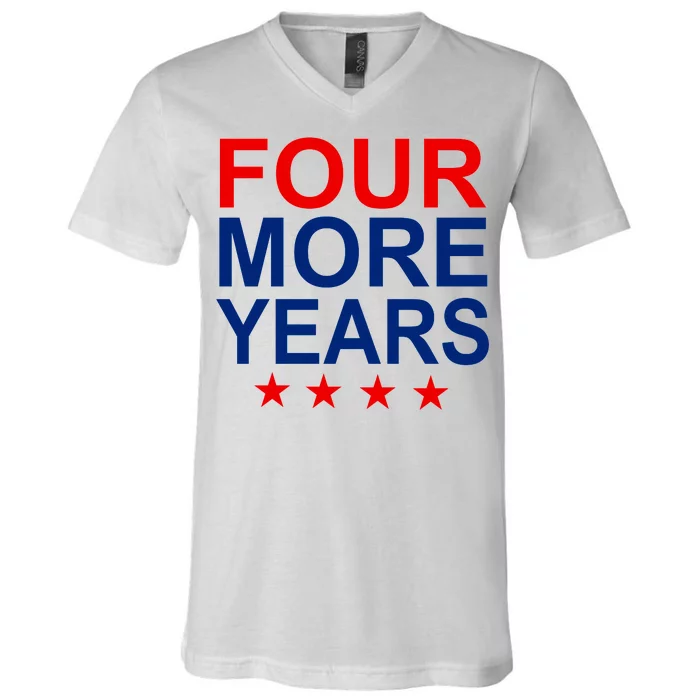 Four More Years Re-Elect Trump V-Neck T-Shirt