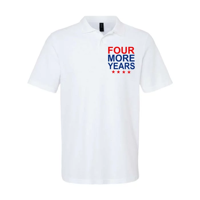 Four More Years Re-Elect Trump Softstyle Adult Sport Polo