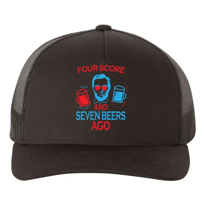 Four Score and Seven Beers Ago Yupoong Adult 5-Panel Trucker Hat