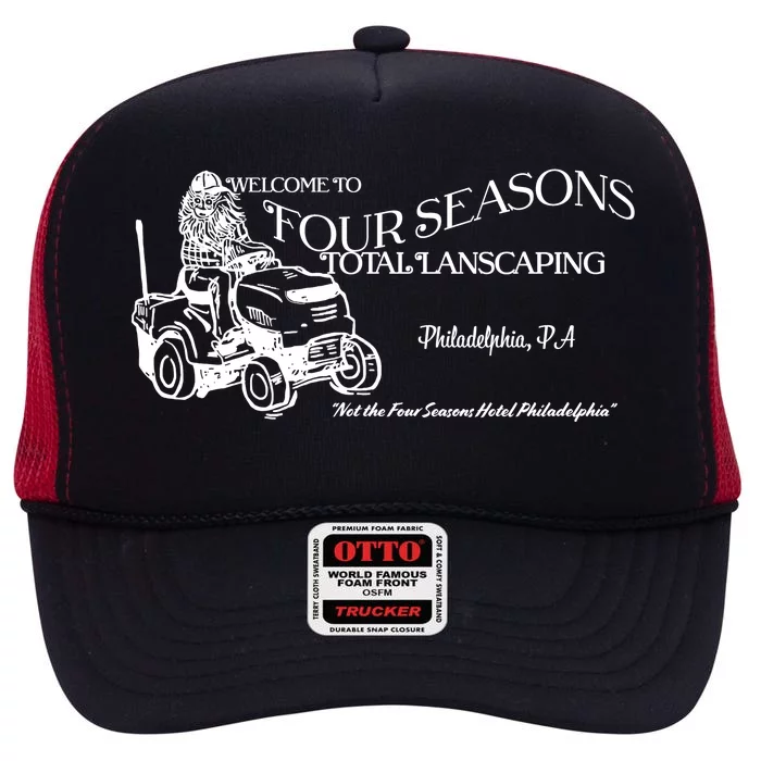 Four Seasons Total Landscaping High Crown Mesh Trucker Hat