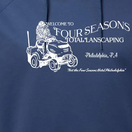 Four Seasons Total Landscaping Performance Fleece Hoodie