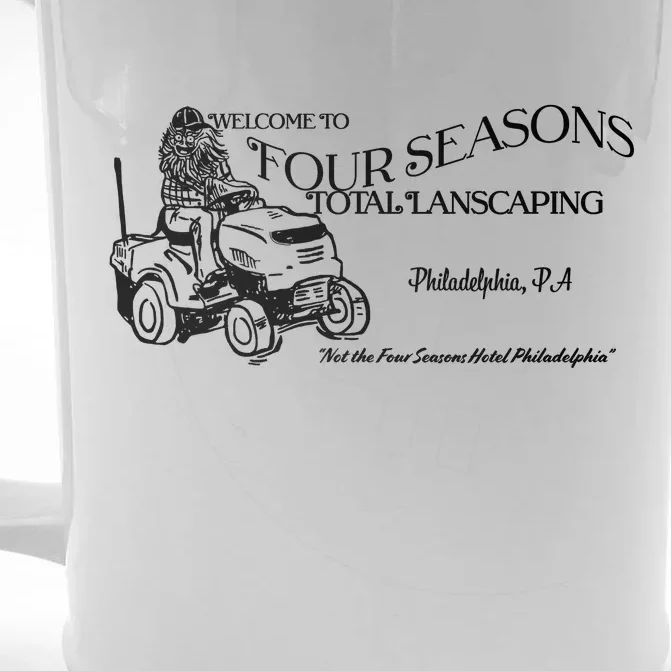 Four Seasons Total Landscaping Front & Back Beer Stein