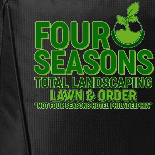 Four Seasons Total Landscaping Lawn And Order City Backpack