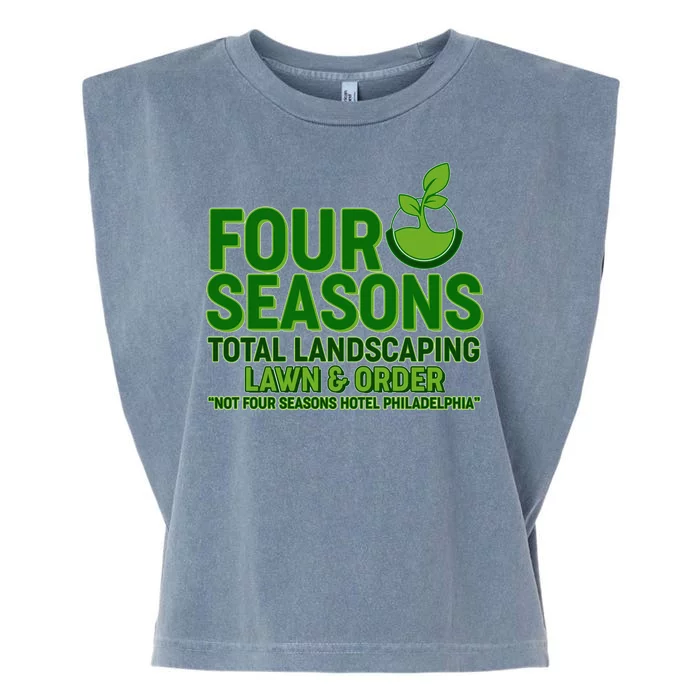 Four Seasons Total Landscaping Lawn And Order Garment-Dyed Women's Muscle Tee