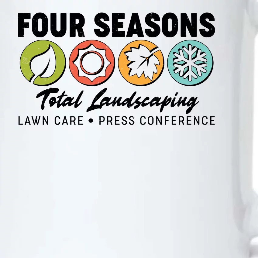 Four Seasons Total Landscaping Lawn Care Press Conference Black Color Changing Mug