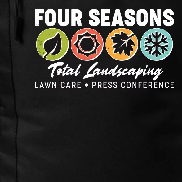 Four Seasons Total Landscaping Lawn Care Press Conference Daily Commute Backpack