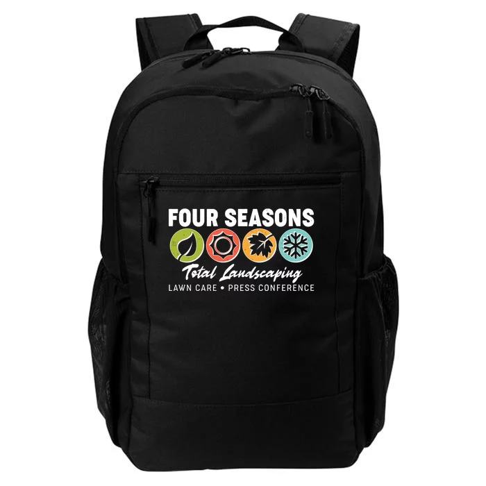 Four Seasons Total Landscaping Lawn Care Press Conference Daily Commute Backpack