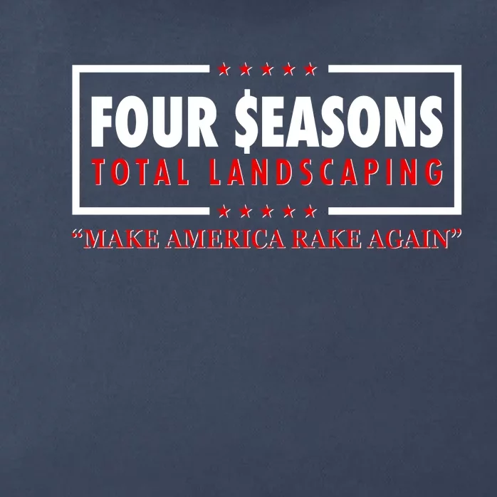 Four Seasons Total Landscaping Make America Rake Again Logo Zip Tote Bag