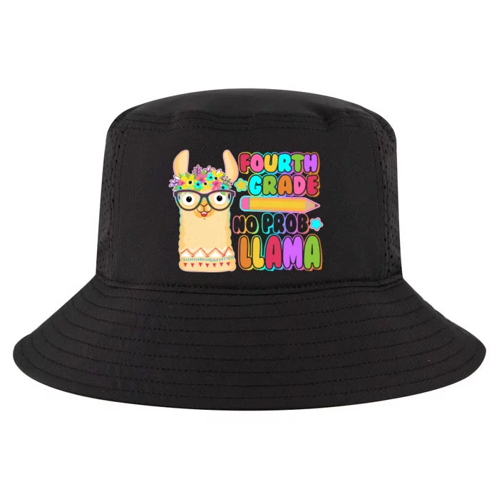 Fourth Grade No Prob Llama 4th Grade Students Teachers Cool Comfort Performance Bucket Hat