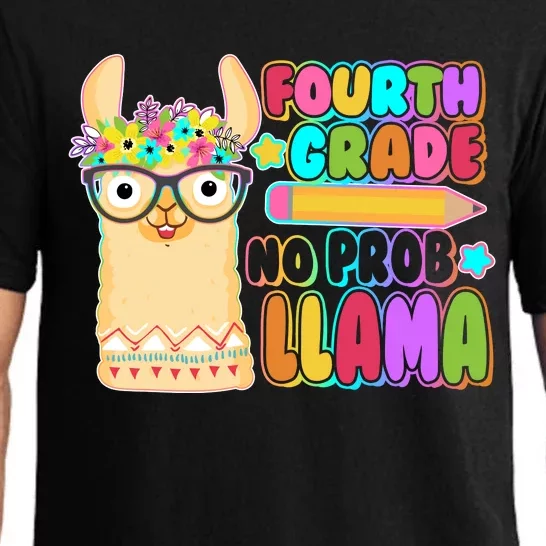 Fourth Grade No Prob Llama 4th Grade Students Teachers Pajama Set