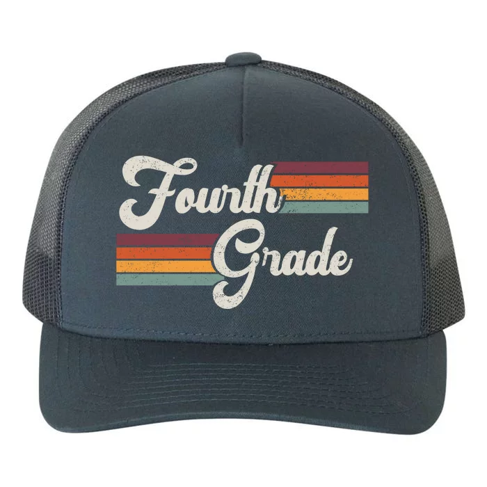 Fourth Grade Retro Vintage Yupoong Adult 5-Panel Trucker Hat