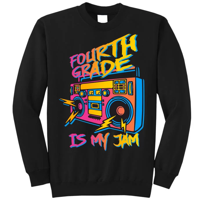 Fourth Grade Teacher Retro Tall Sweatshirt