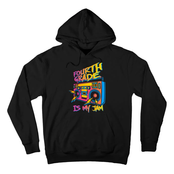 Fourth Grade Teacher Retro Tall Hoodie