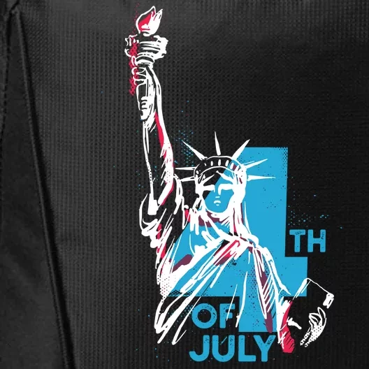 Fourth Of July Statue Of Liberty City Backpack