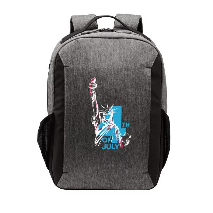 Fourth Of July Statue Of Liberty Vector Backpack