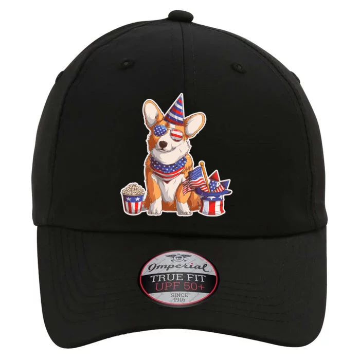 Fourth of July USA American Corgi The Original Performance Cap