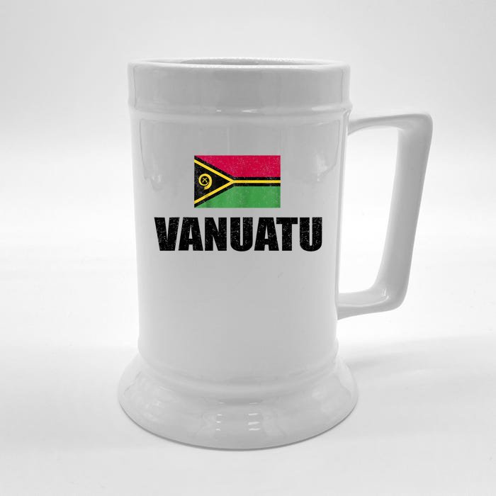 Flag Of Vanuatu Gift Front & Back Beer Stein