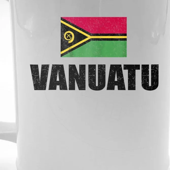 Flag Of Vanuatu Gift Front & Back Beer Stein