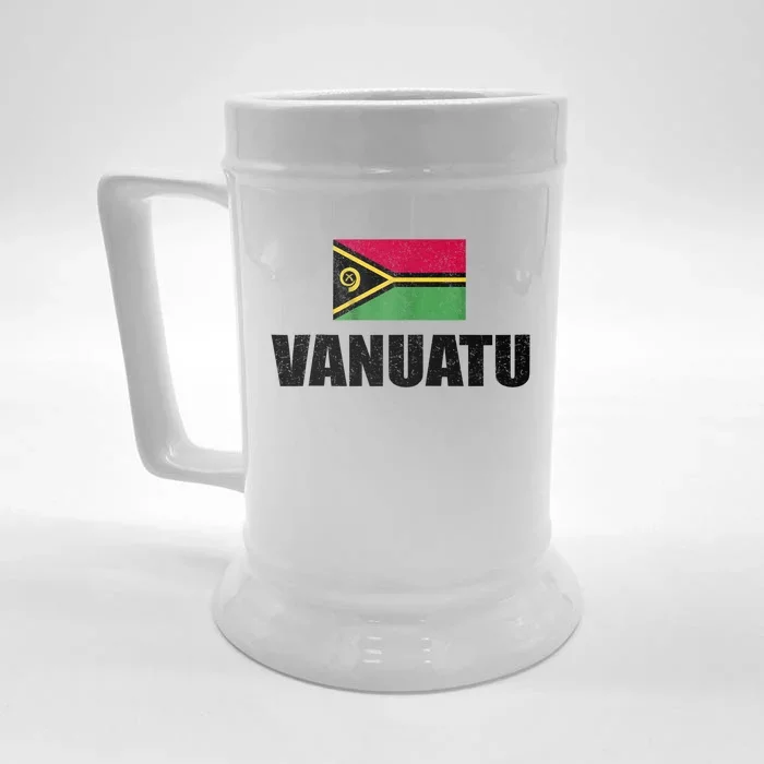 Flag Of Vanuatu Gift Front & Back Beer Stein