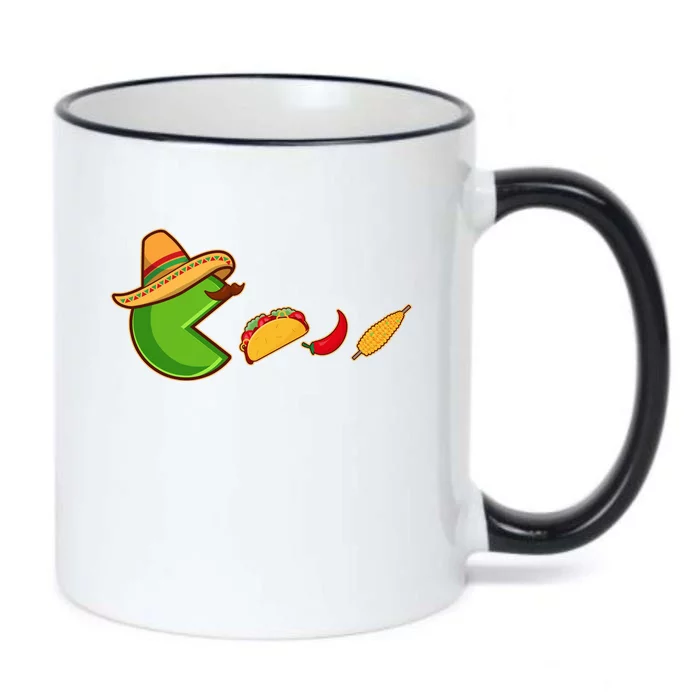 Funny Oldschool Video Game Cinco De Mayo Black Color Changing Mug