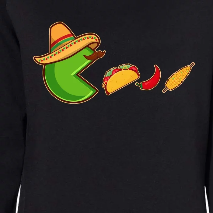 Funny Oldschool Video Game Cinco De Mayo Womens California Wash Sweatshirt