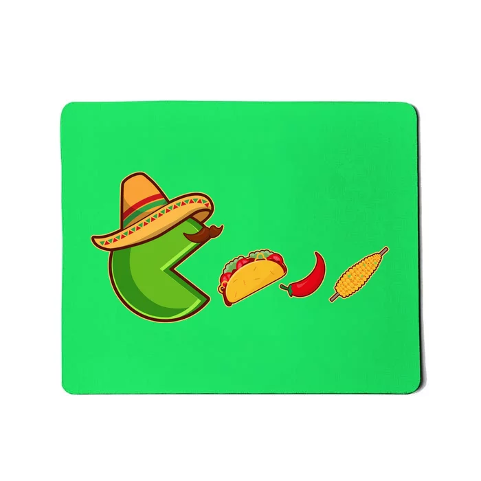 Funny Oldschool Video Game Cinco De Mayo Mousepad