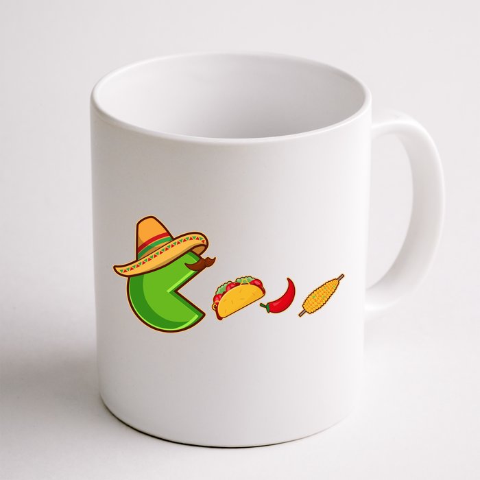 Funny Oldschool Video Game Cinco De Mayo Front & Back Coffee Mug