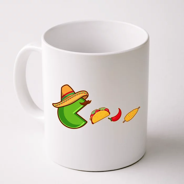 Funny Oldschool Video Game Cinco De Mayo Front & Back Coffee Mug