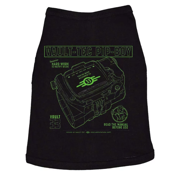 Fall Out Vault Tec Pip Boy Doggie Tank