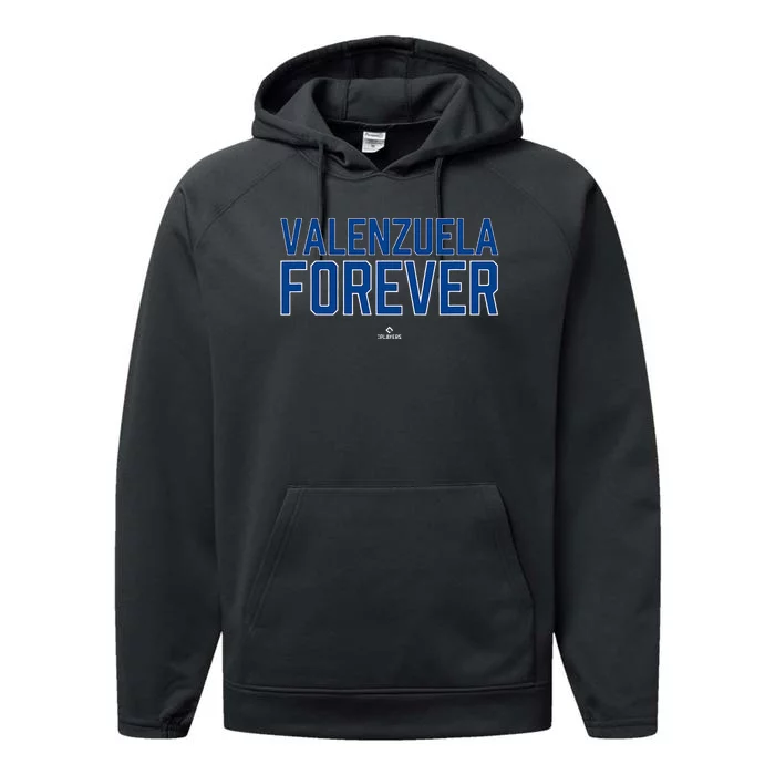 Forever Oscar Valenzuela Prospect Baseball Fan Gear Performance Fleece Hoodie