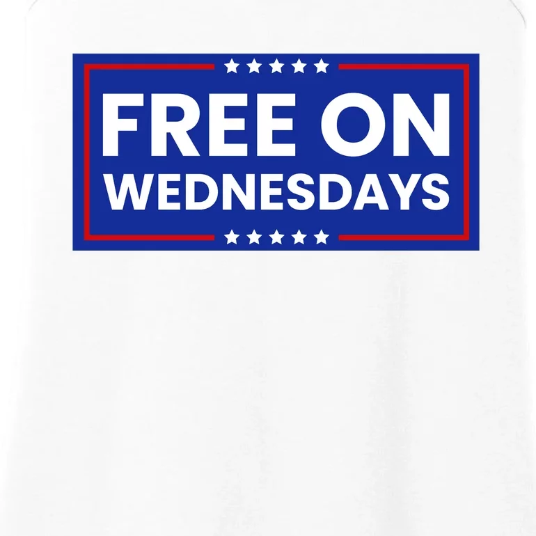 Free On Wednesdays Funny Biden Saying Ladies Essential Tank