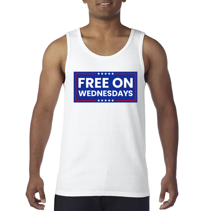 Free On Wednesdays Funny Biden Saying Tank Top