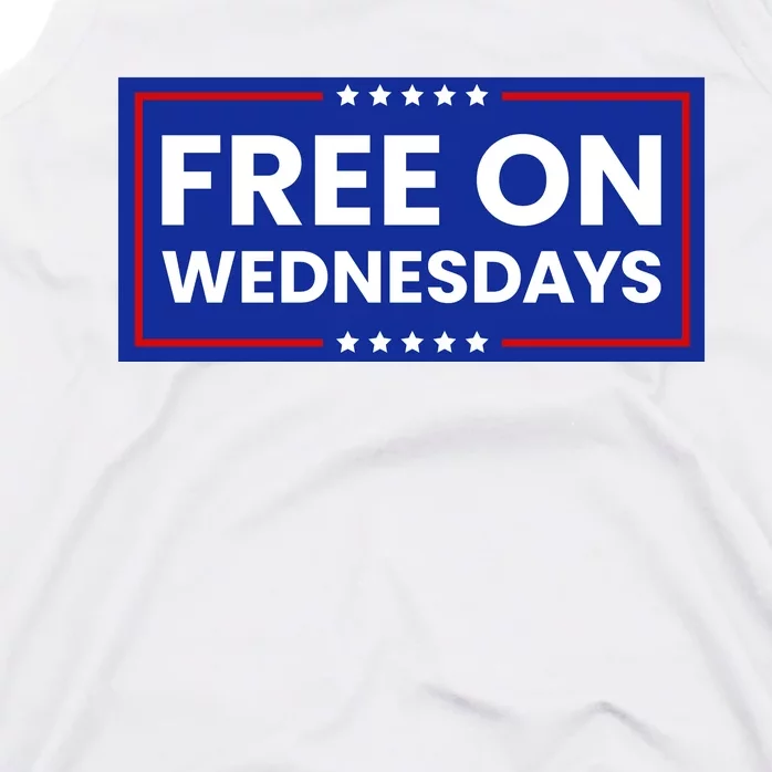 Free On Wednesdays Funny Biden Saying Tank Top