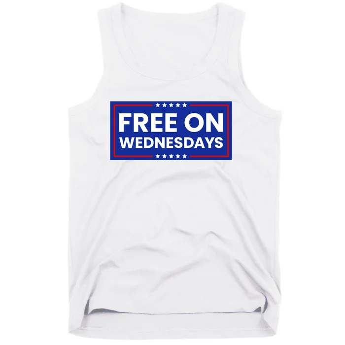 Free On Wednesdays Funny Biden Saying Tank Top