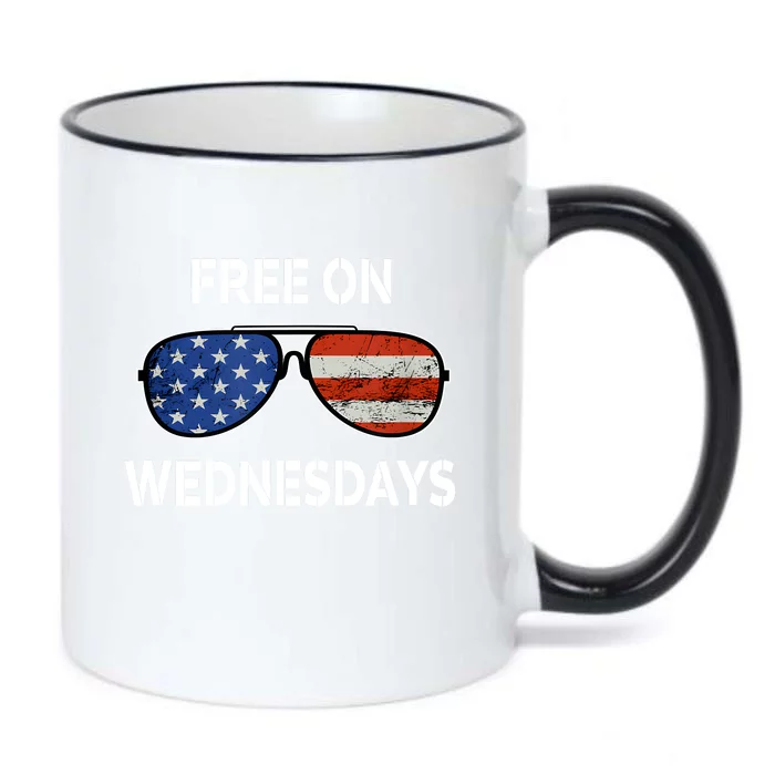 Free On Wednesdays Black Color Changing Mug