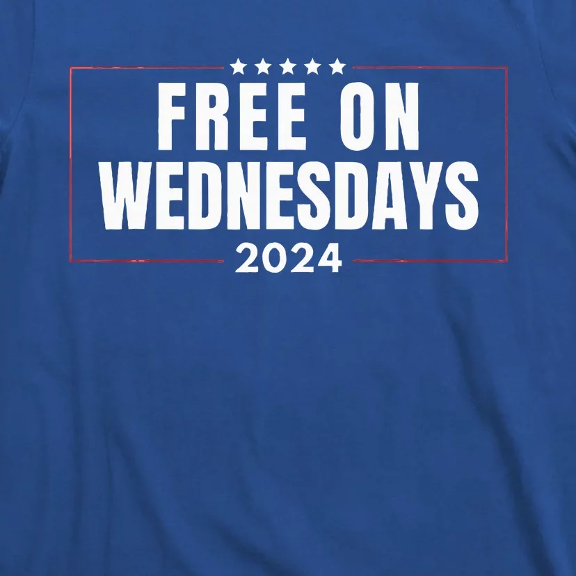 Free On Wednesdays 2024 Election Funny Trump Biden T-Shirt