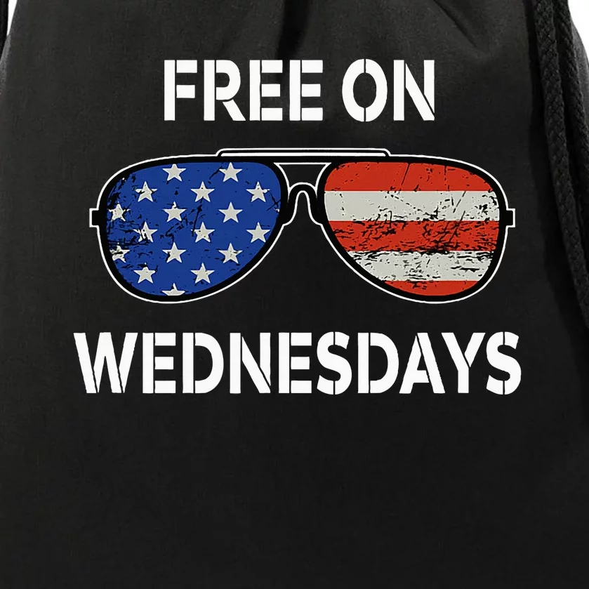 Free On Wednesdays Drawstring Bag