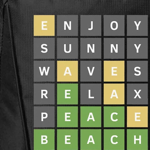 Funny Online Word Game Gift City Backpack