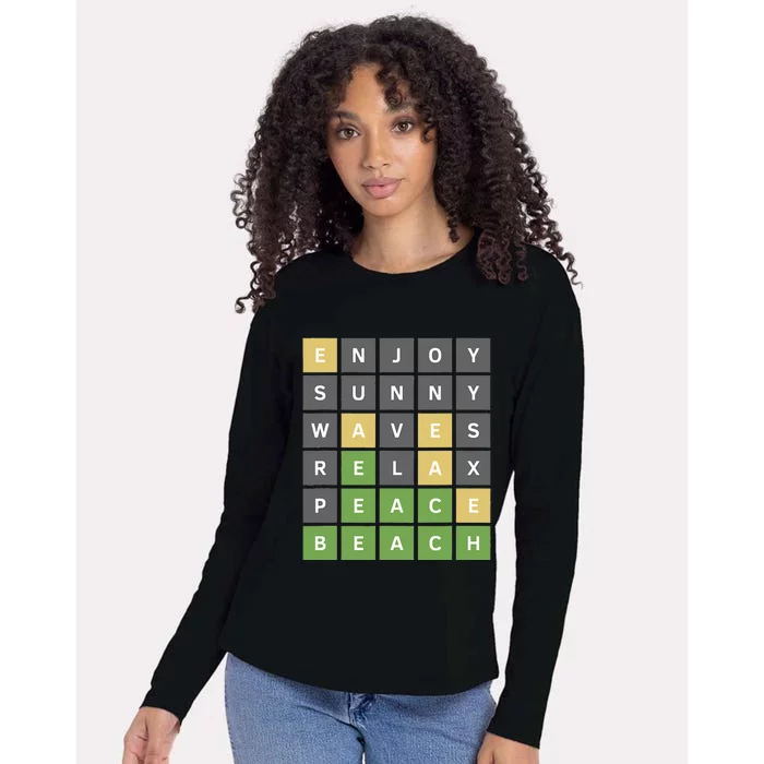 Funny Online Word Game Womens Cotton Relaxed Long Sleeve T-Shirt